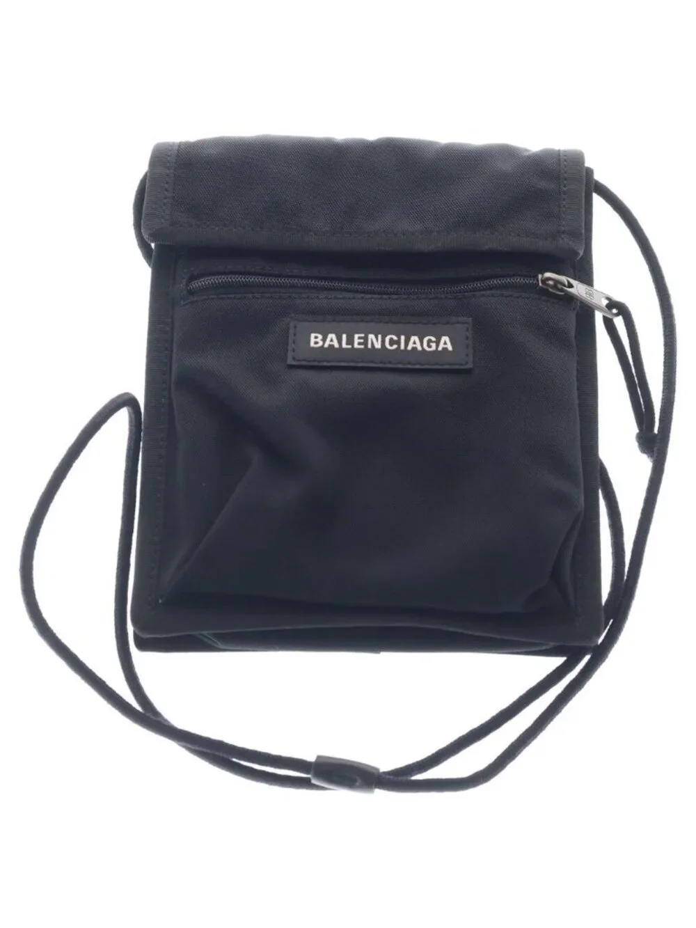 Balenciaga Explorer Pochette Shoulder Bag Pouch Black